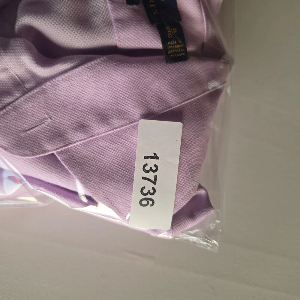 Polo Ralph Lauren Mens Purple Easy Care Button Down Dress Shirt 16 32/33